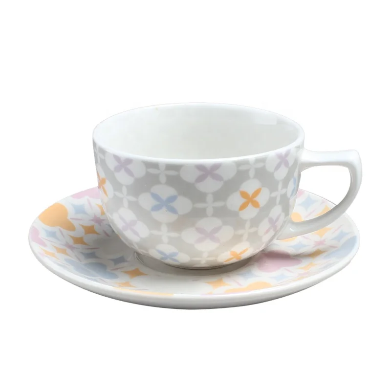 Bulk Tea Cup And Saucer Fine Porcelain Coffee Cup Ceramic Tea Cup And
