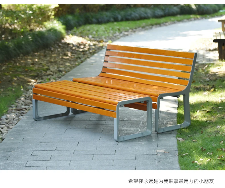 Factory customized modern outdoor bench wooden garden bench Garden Bench For Outdoor details