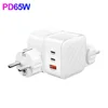 Cargador GaN de 65W 1U2C