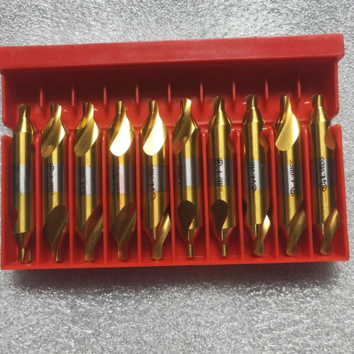 TEBAK 60-degree Angle High Speed Steel Center Drill Bits Kit Countersink Tools  Center Drill Bits Set for Lathe Metalworking