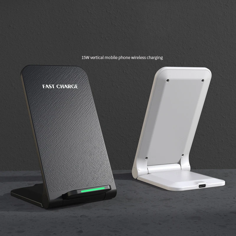 Station de charge sans fil 2 en 1 support chargeur pliable_voghion.com