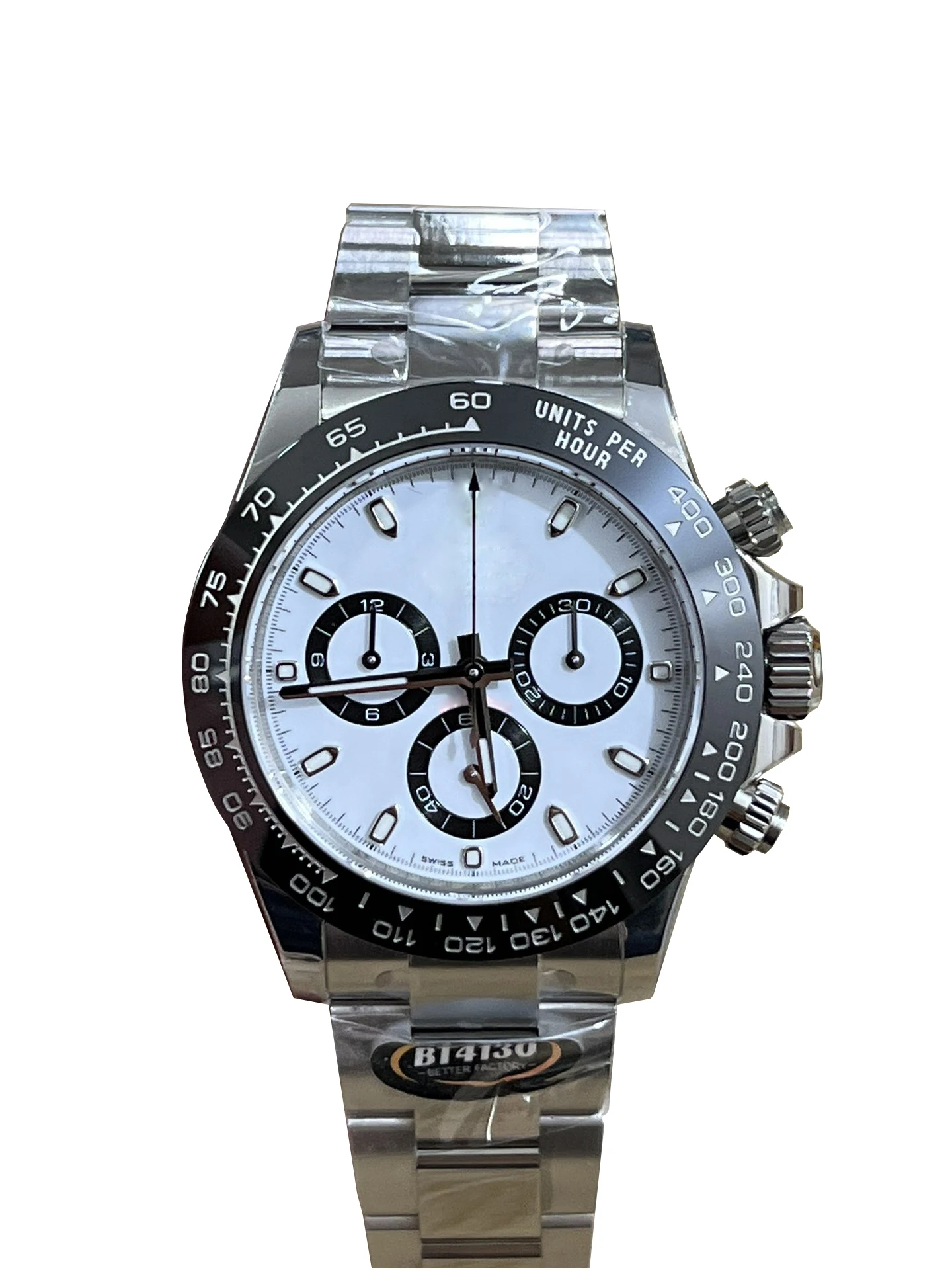Super Clone BT4130 Dytonas 904L Sapphire Mirror Waterproof