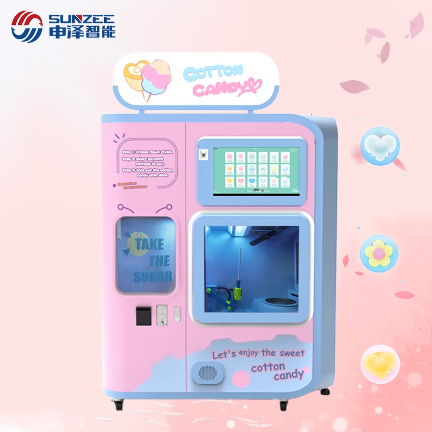 Cotton candy floss machine commercial automatic cotton candy machine good quality