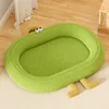 [Verde] Nido para dormir con soporte elevado para el cuello, cálido y confortable.