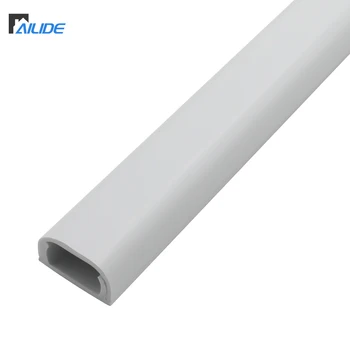 18x10mm white High Density Pvc Corrorion Resistant Cable Trunking Cord Cover