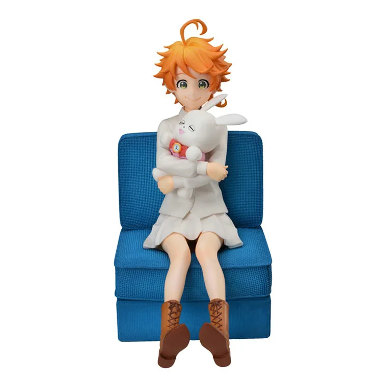16cm 2020 New Anime The Promised Neverland Emma Norman Ray Action Figure  Sitting Sofa Pvc Model Doll - Buy The Promised Neverland Emma Norman Ray  Action Figure Product on 