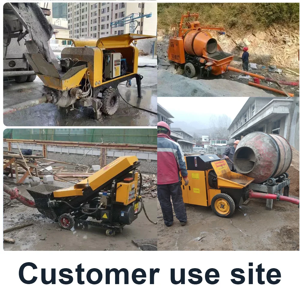 Automatic Concrete Pump Price in Pakistan Factory Sales Mini Concrete Pump Portable Factory Supply Concrete Pump Germany