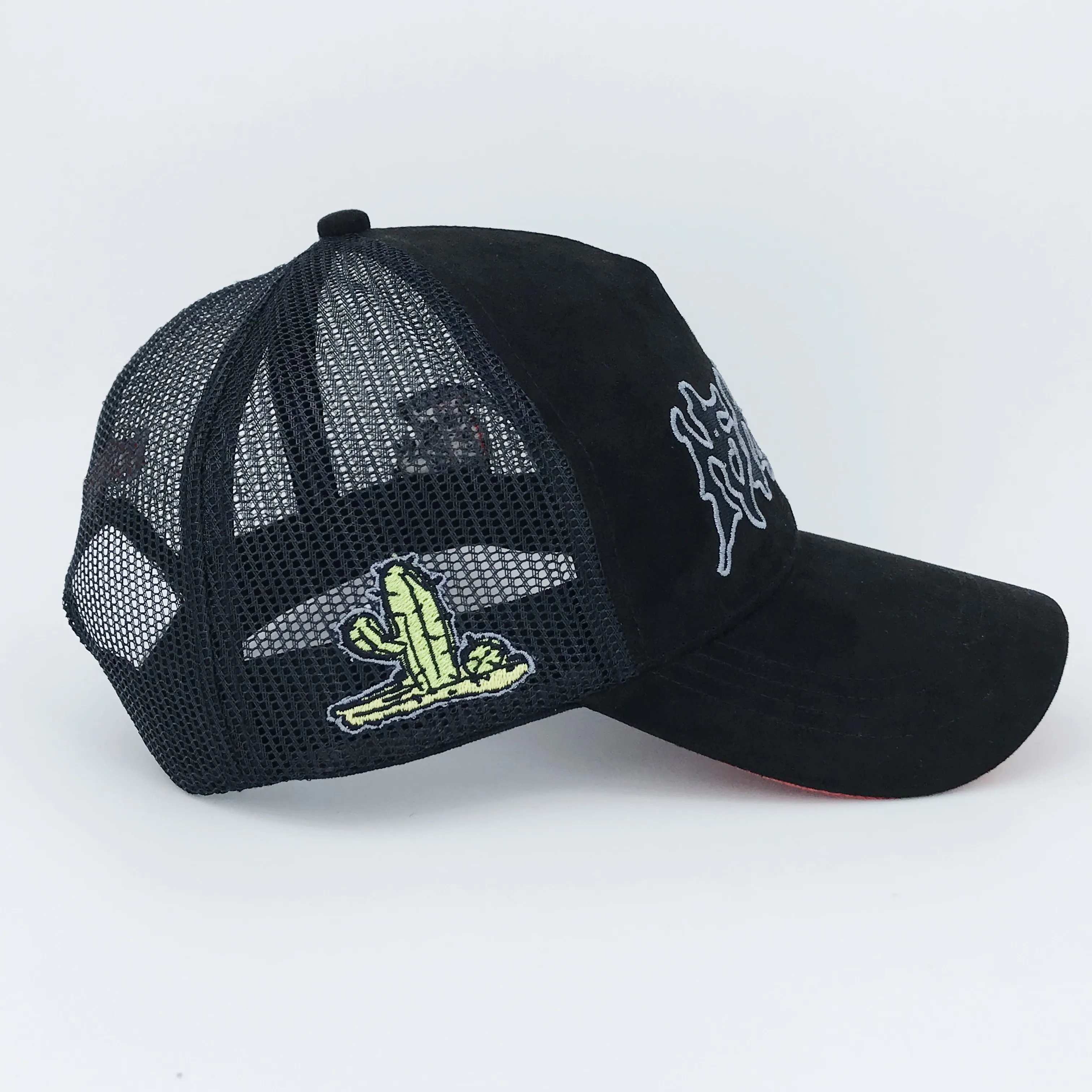 YKH Top Quality Custom Embroidery Logo Structured Solid Suede Baseball Cap for Women Men