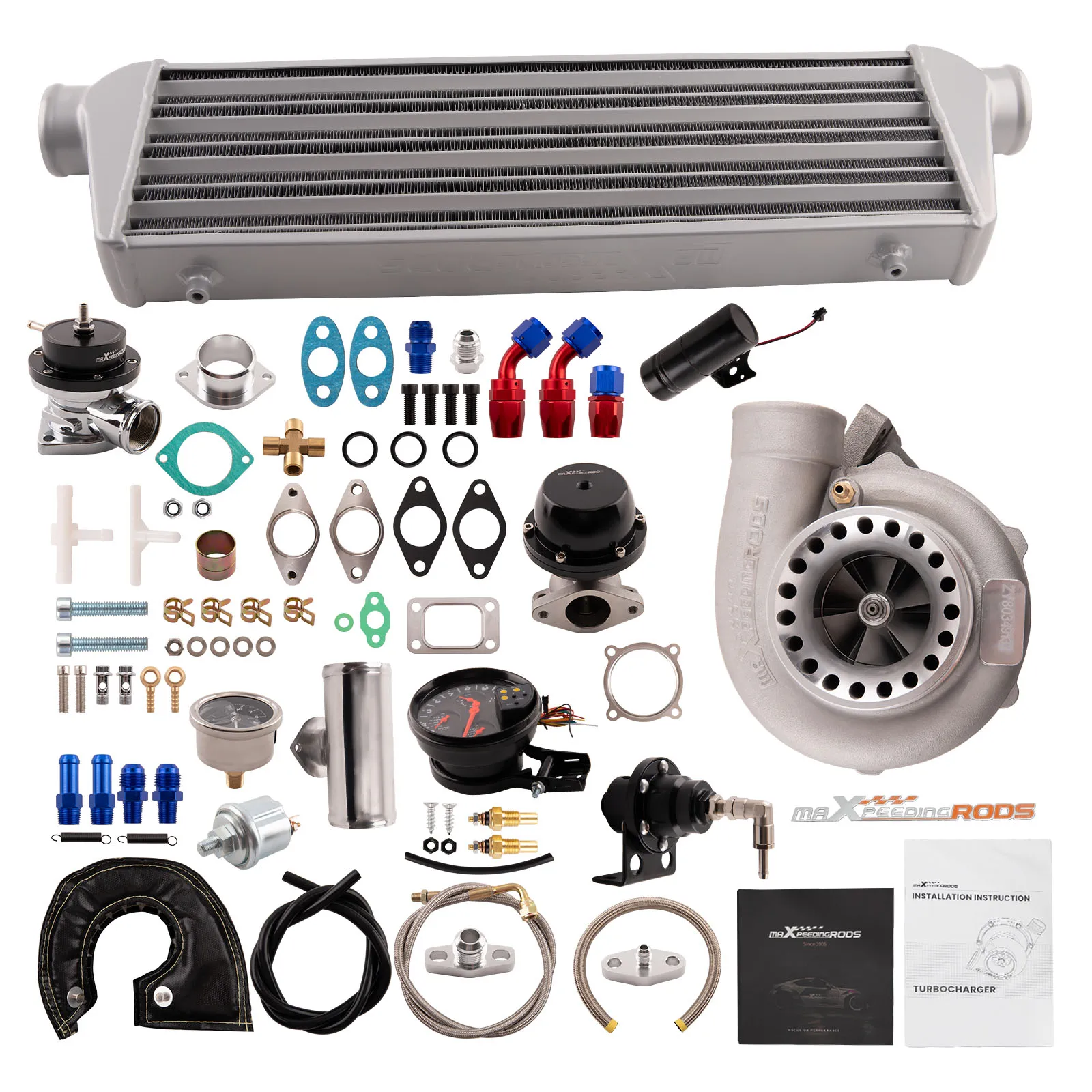 汎用2.5-6.0Lエンジン用ターボキット GT3582ターボチャージャー