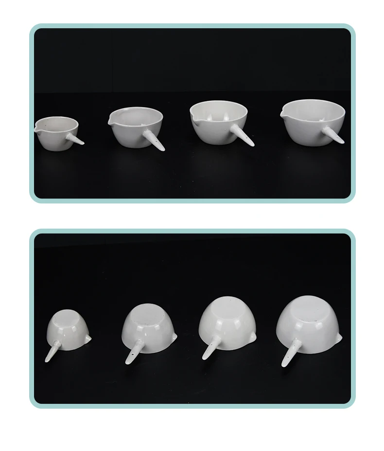 High Temperature Resistance Laboratory Evaporating Dishes Porcelain