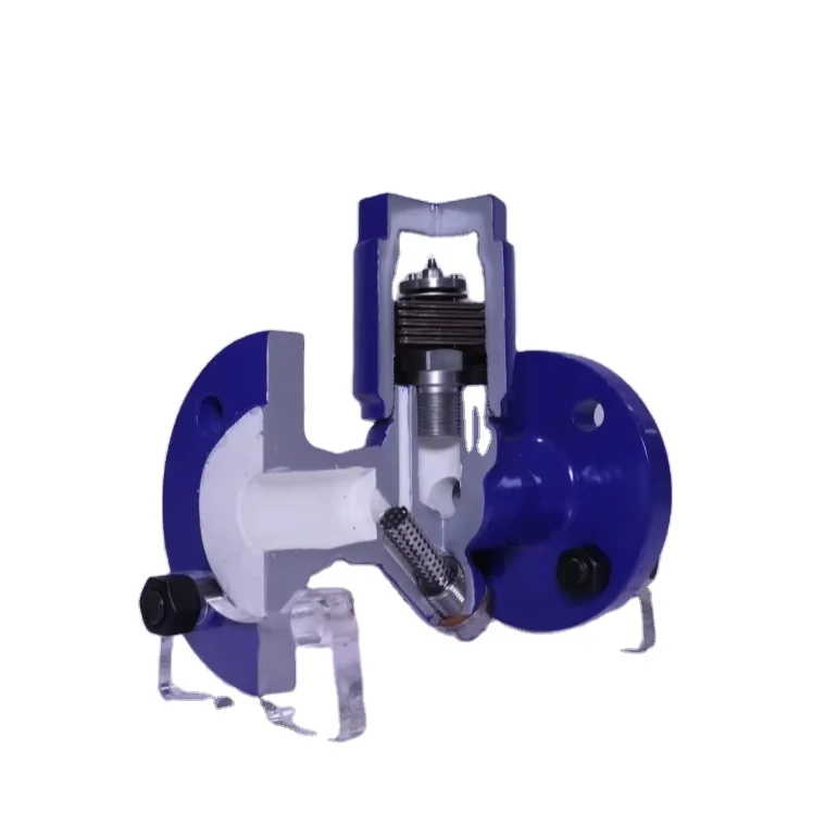 Adjustable Bimetallic Thermostatic Steam Trap Stainless Steel & Cast Iron Manual Power General Application Valve