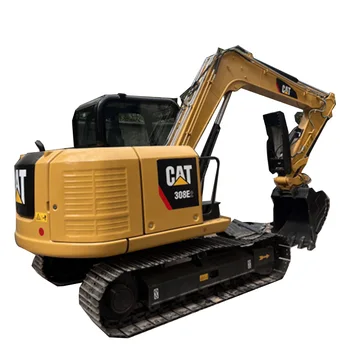 CAT 308 E High quality and good condition 8 Ton Used Mini excavator used crawler excavator