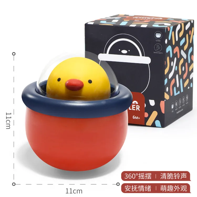 Забавная детская игрушка-погремушка с музыкой