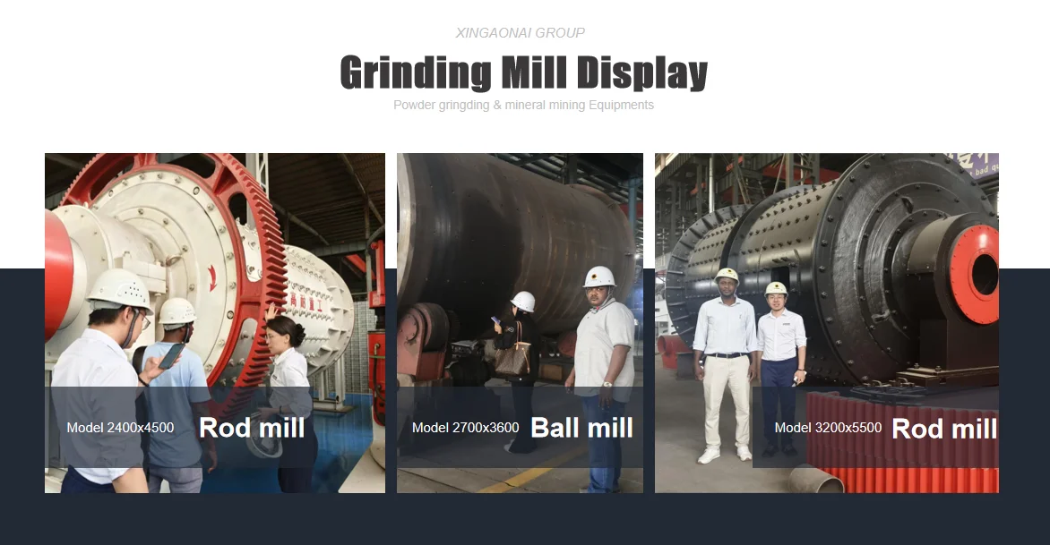 XGN Gold Ore Ball Mill Machine Dry Wet Ball Grinding Mining Continuous Iron Copper Ore Limestone Ball Mill Prices