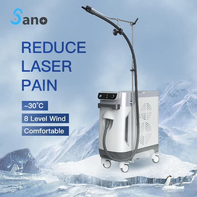 -30c Zimmer Chiller Cryo 6 Therapy Cold Air Skin Cooling Machine for Laser Treatment /Zimmer Cooling Machine
