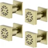 brushed gold - 4pcs
