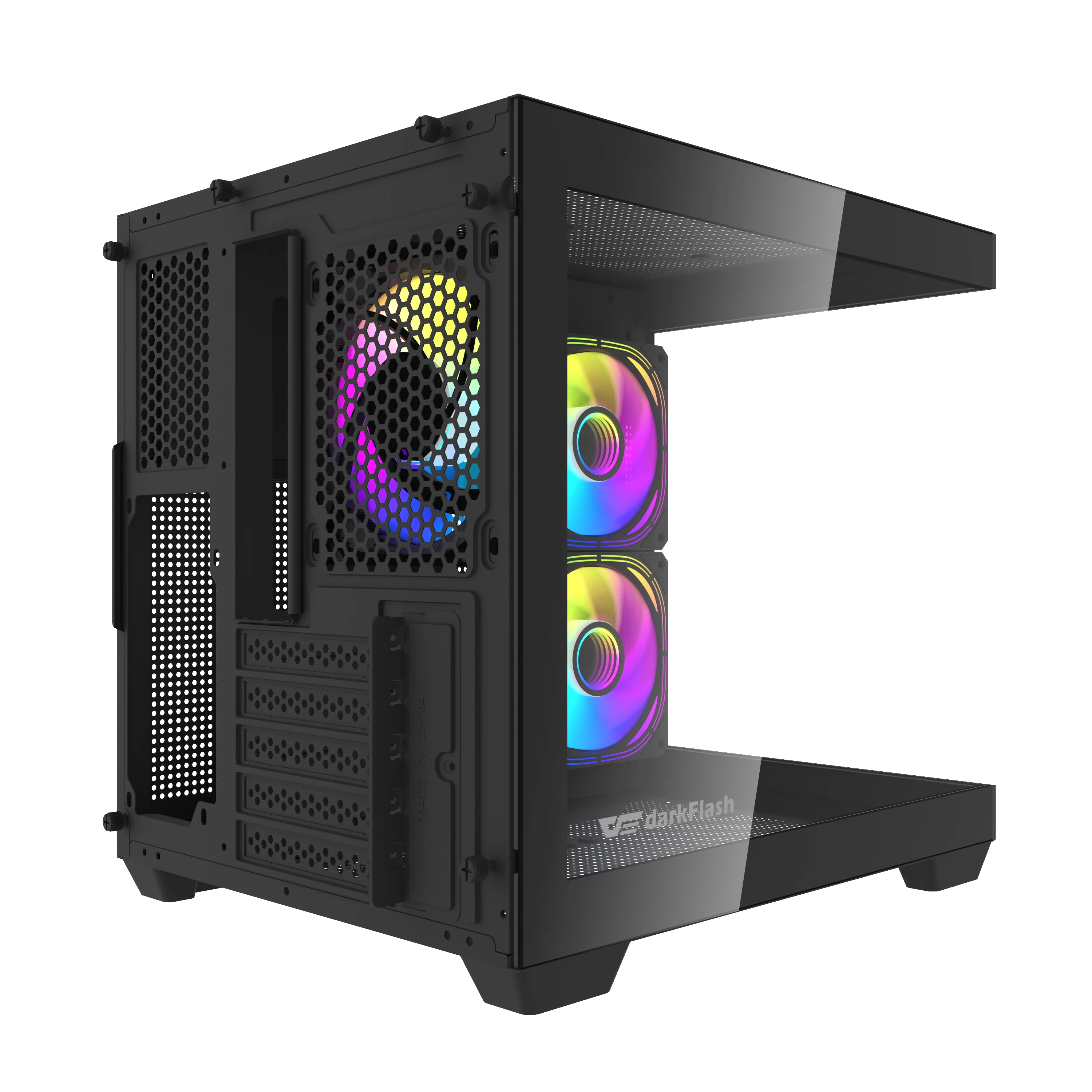 DarkFlash C275P   Gaming Computer Case Oem Odm Desktop Pc Cabinet Mid Tower Gaming Casing