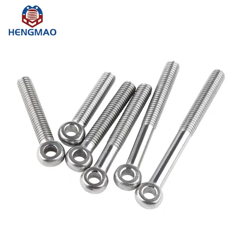 Factory Supplies Ss304 Din444 Eyebolts Lifting Eye Bolt Eye Screw
