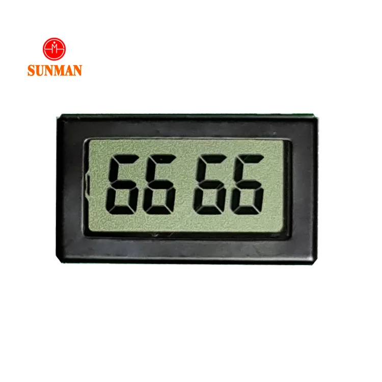 Customized lcd conductive zebra strip sillicon rubber 7-segment-lcd clock tn display