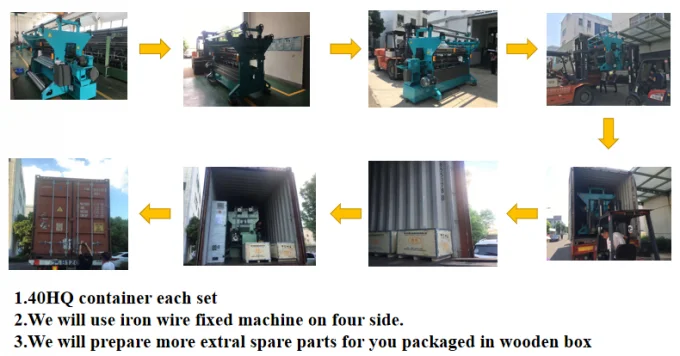 Manual Raschel Warp Knitting Machine with 135"150"170" 220"240"260" Working Width and 2~6 Bars for High Production Safety Nets