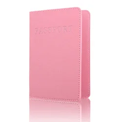 Персонализированная Обложка для паспорта из искусственной кожи с технологией rfid, Экологичная Обложка для паспорта, матовая индивидуальная простая сублимационная Обложка для карт