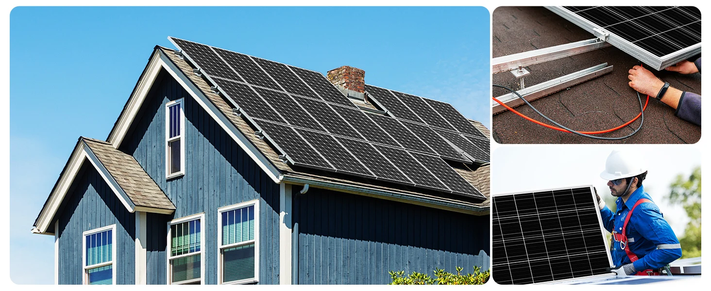 Outdoor Waterproofing Solar Panel 300W 500W Energy Panel Solar Power Pv ...