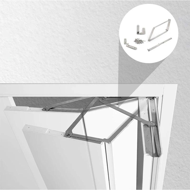 PuertaPlegableSystemLivingSteelWoodExteriorKitBifoldSetSlidingFoldingHardwareCompack180DegreesBi-foldDoor