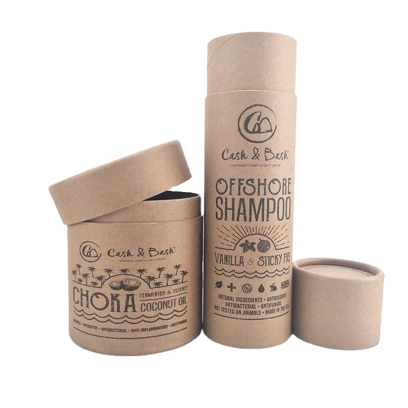 High Quality Eco Friendly Material Round Cylinder Kraft Paper Cardboard Tube Packaging