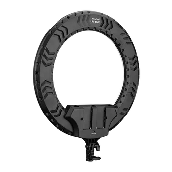 NiceFoto LR-480C 18ich 20W LED Live Light Ring Light Bi-color Ring Led Live Light Photo Studio detail image