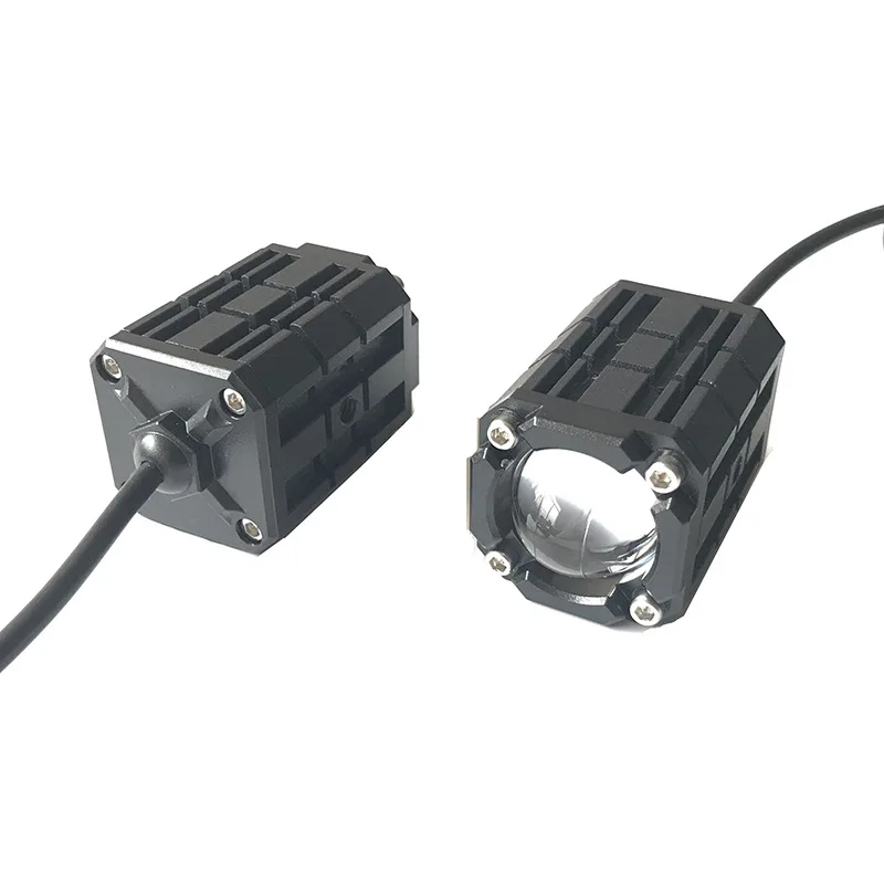 オートバイLEDスポットライト電動スクーターバイカラーレンズ