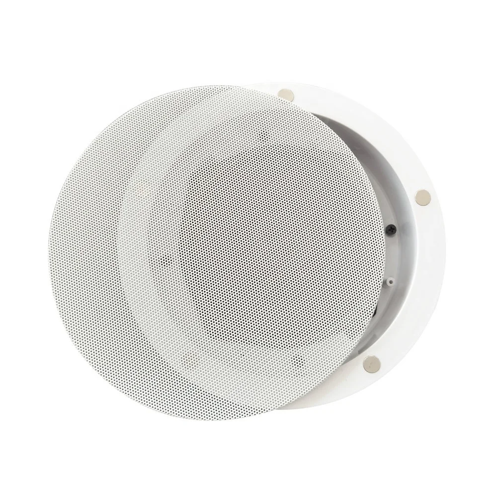 PA Coaxial Frameless Ceiling Speaker with a Magnetic Frame and Metal Grille 5.5 Inch 2-way Ceiling Loudspeaker