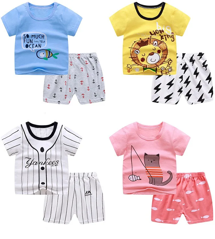 2021 Hot Sale Summer Children's Clothing Sets 100 Different Design Baby ...