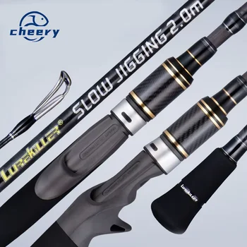 Lurekiller 2.0 m Ultralight Toray Carbon FUJI Parts Jig Fishing Rod Saltwater Slow Pitch Jigging Rod – Metal Jig – view 2