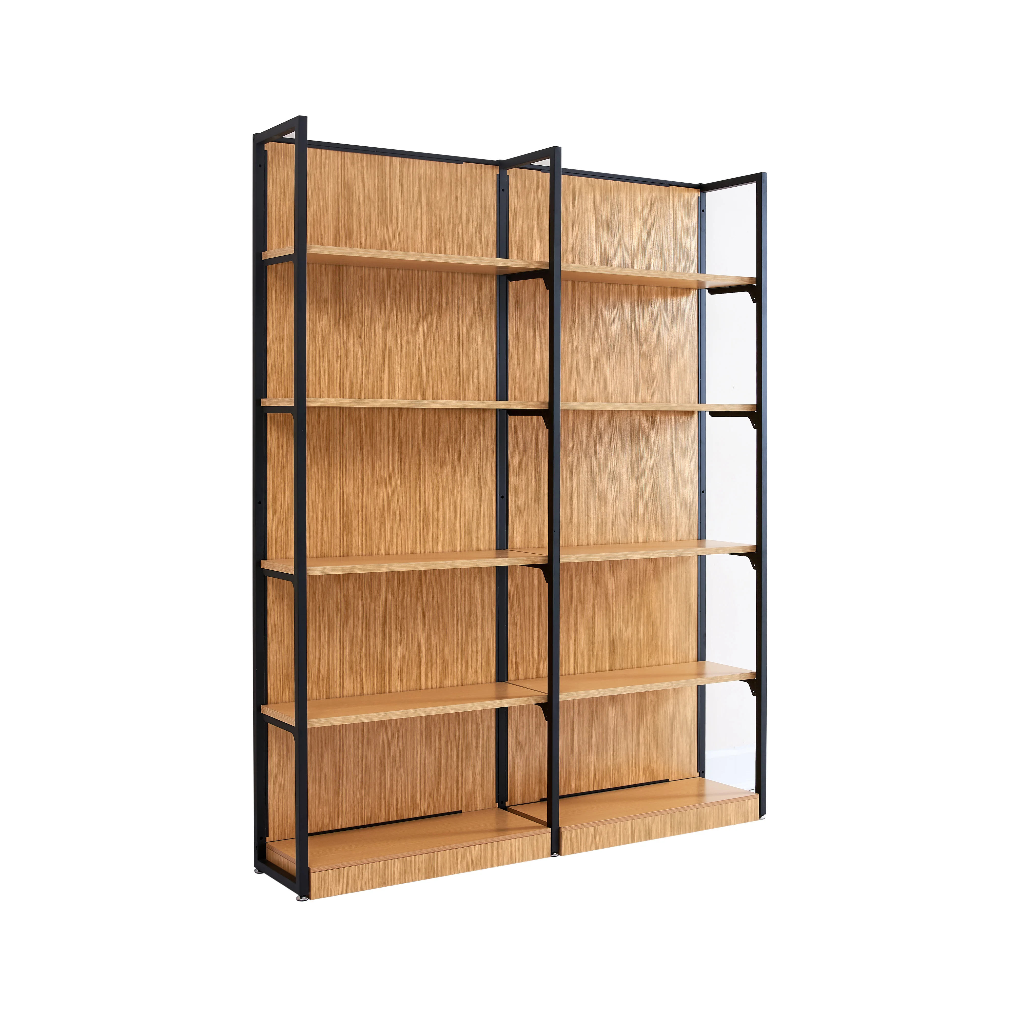 Retail Convenient Snack Store Commercial Shelf Grocery Stand Wooden Supermarket Gondola Shelves Rice Fruit Display Rack