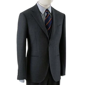 Men's High Quality Stylish Slim Fit Costume Suit 2-Piece Business Casual Wedding Suit Breathable Plus Size Options