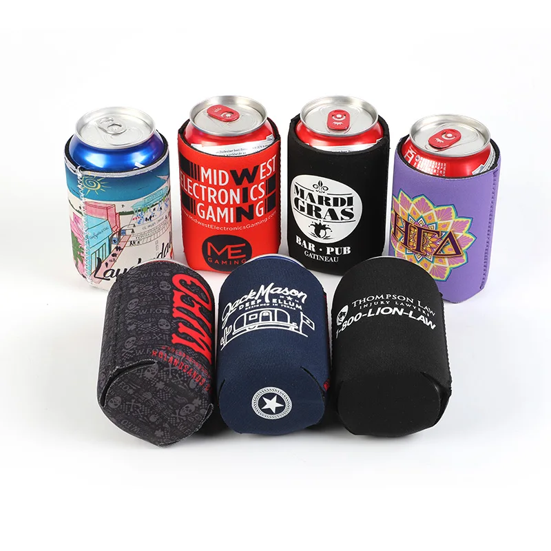 Custom Oem Printed Stubby Holder Can Cooler Sleeve For Beer With Logo