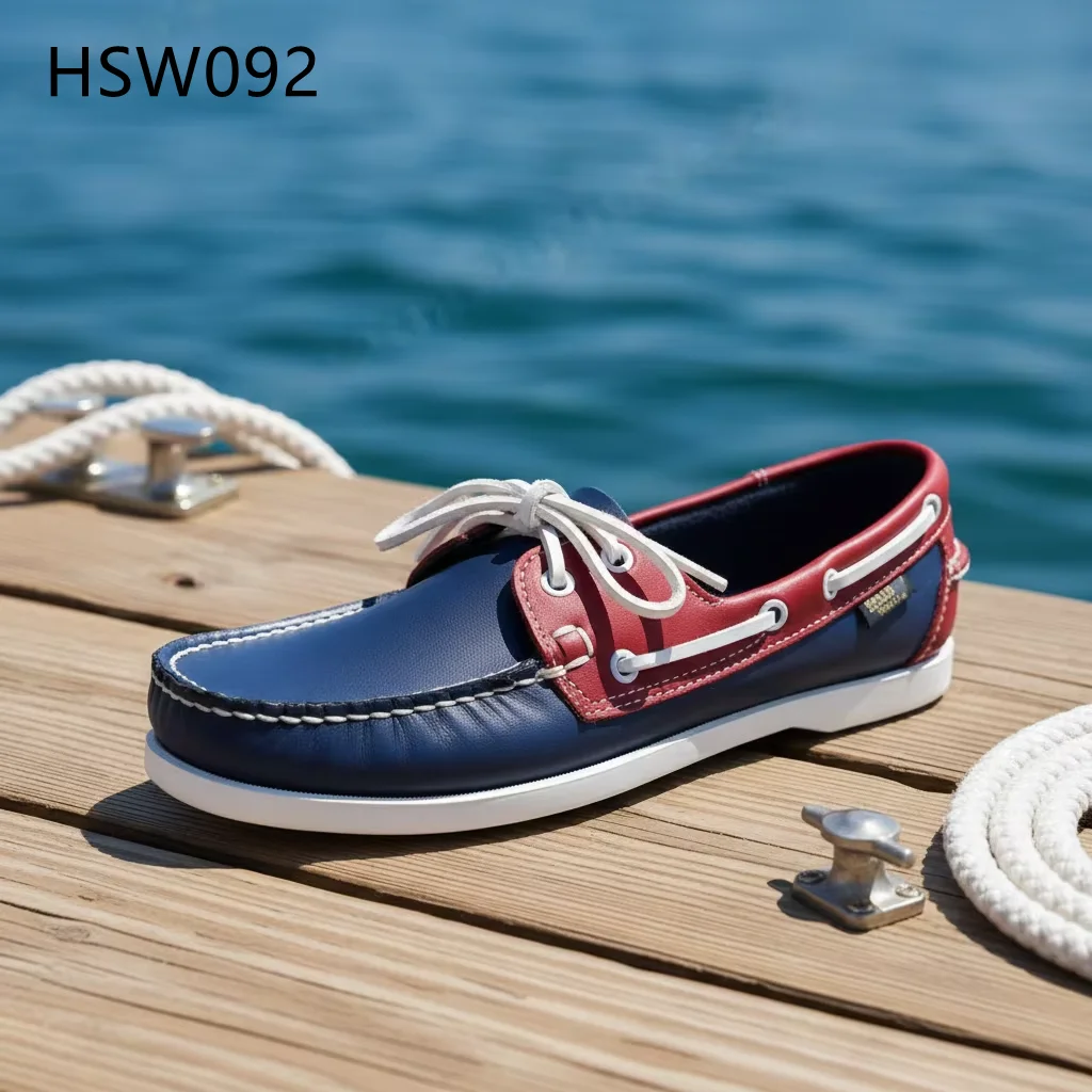 HY,Holiday Trip Color-block Versatile Hand Stitching Peas Shoes Size 27-47 Available Non-chafing Casual Lazy Shoes HSW092