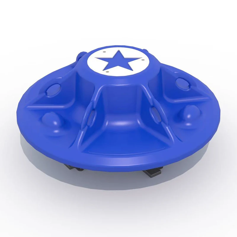 LLDPE Plastic Swivel Chair for Children Indoor/Outdoor UV & Sun Protection for Kindergarten & Amusement Park Playgrounds