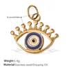 Pj323beg ciondolo oro goccia blu con olio