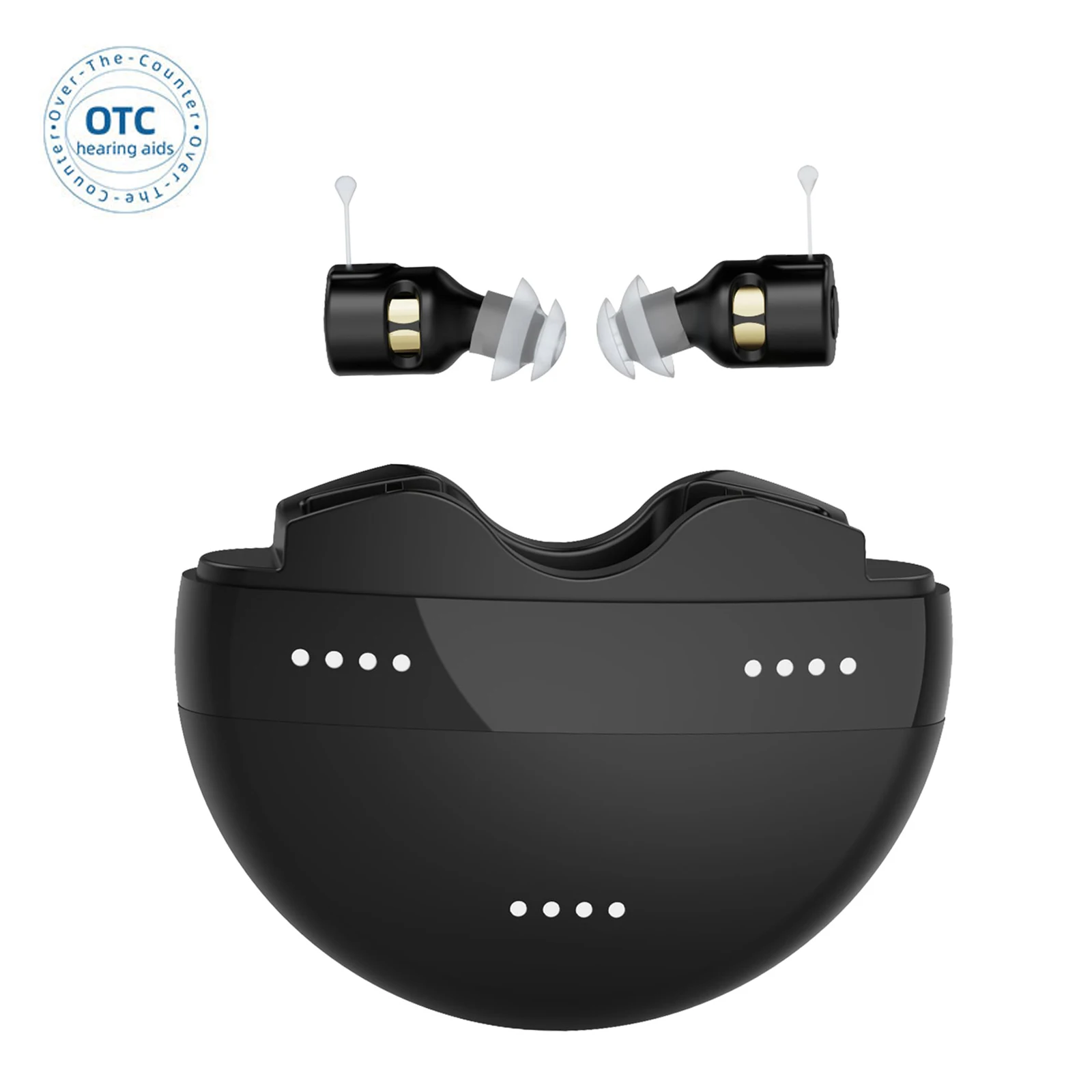 Free Sample OEM ODM OTC Cic Hearing Aid Devices Ear Machine Affordable Digital Rechargeable in Ear Invisible Hearing Aids