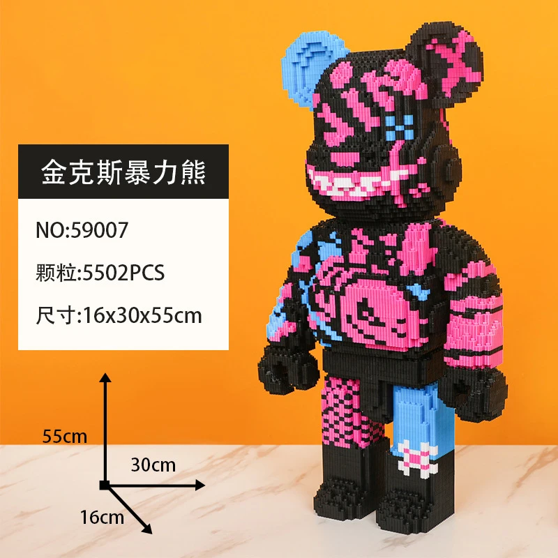 New Arrivals Assembled Mini Legoly Bricks Bear 31cm Collection Micro  Building Blocks Bearbrick Figures Toys With LED Light - Buy New Arrivals  Assembled Mini Legoly Bricks Bear 31cm Collection Micro Building Blocks