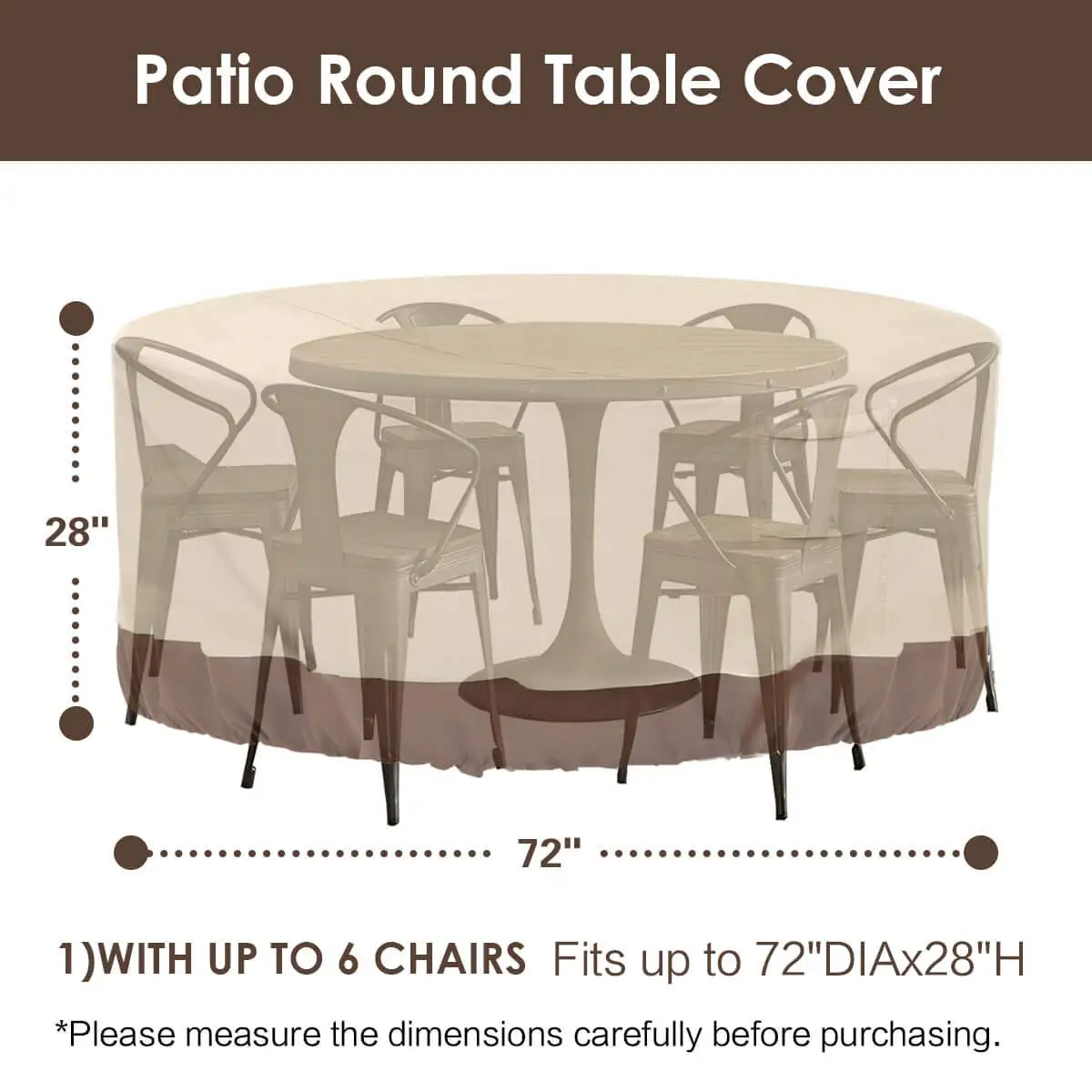 Table Cover Round Sectional Furniture Outdoor Sofa Covers Waterproof ...