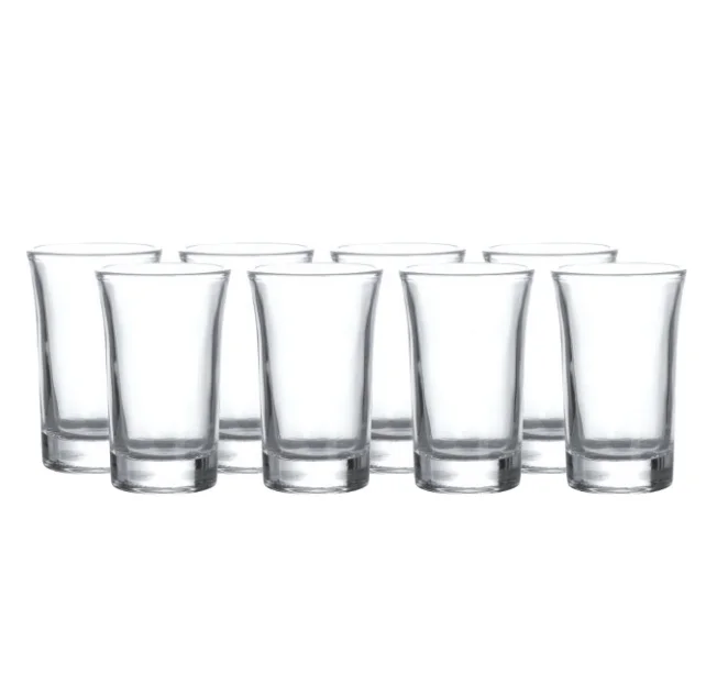 Factory Wholesale Thick Bottom 45ml Mini Wine Shooter Tequila Shot Glass for Soju Rum Gin of Bar Clubs KTV Restaurant JX074