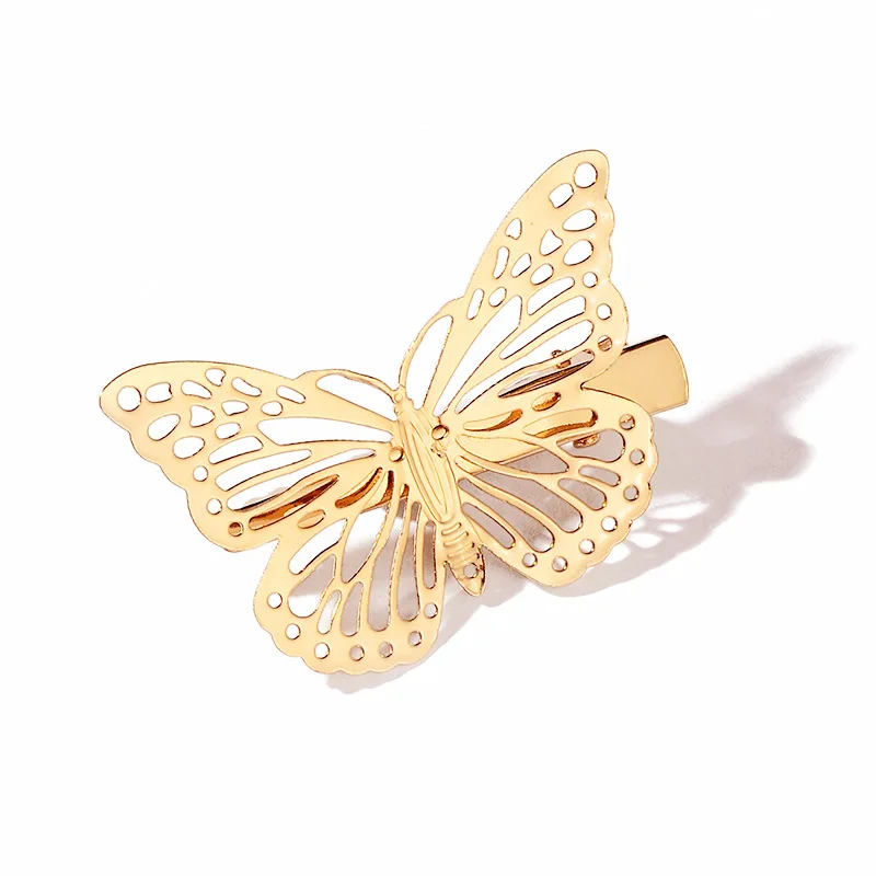 12-pack Butterfly Hair Clips, Gold Non-slip Metal Hair Clips Wedding Hair  Accessories(c-g-3)