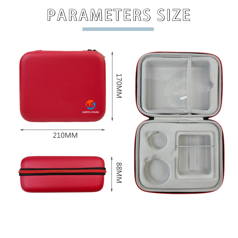 Custom Logo Portable Tool Case Waterproof Hard Case Tool Box Carrying Mobile Detector EVA Foam Case supplier