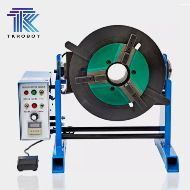 TKweld High Quality Rotary Welding Table  Fixture Chuck Rotary Welding Positioner