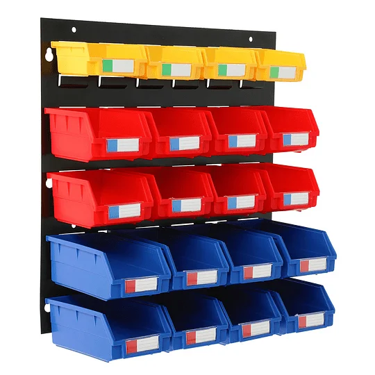 Wall Mounted Metal Louvered Panel Rack for Tool Storage