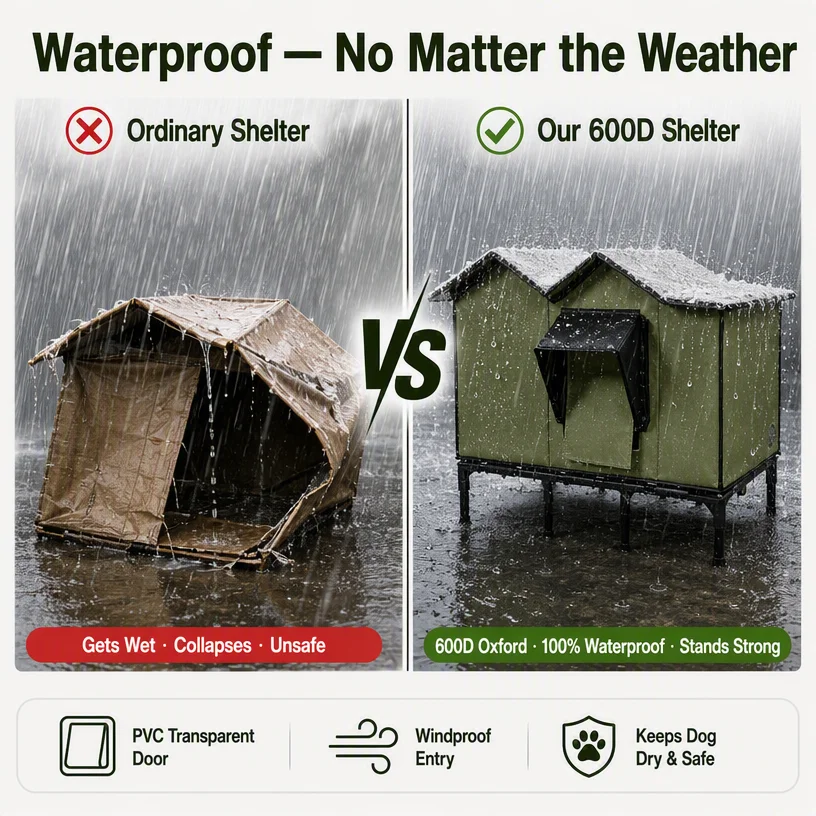 Wholesale Fancie Outdoor Dog Shelter 600D — Product details 5