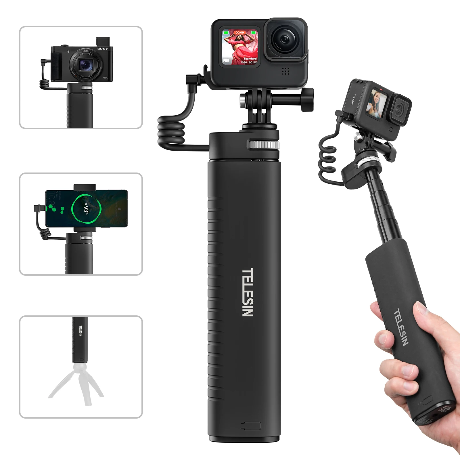 TELESIN Action Camera Accessories Versatile Durable