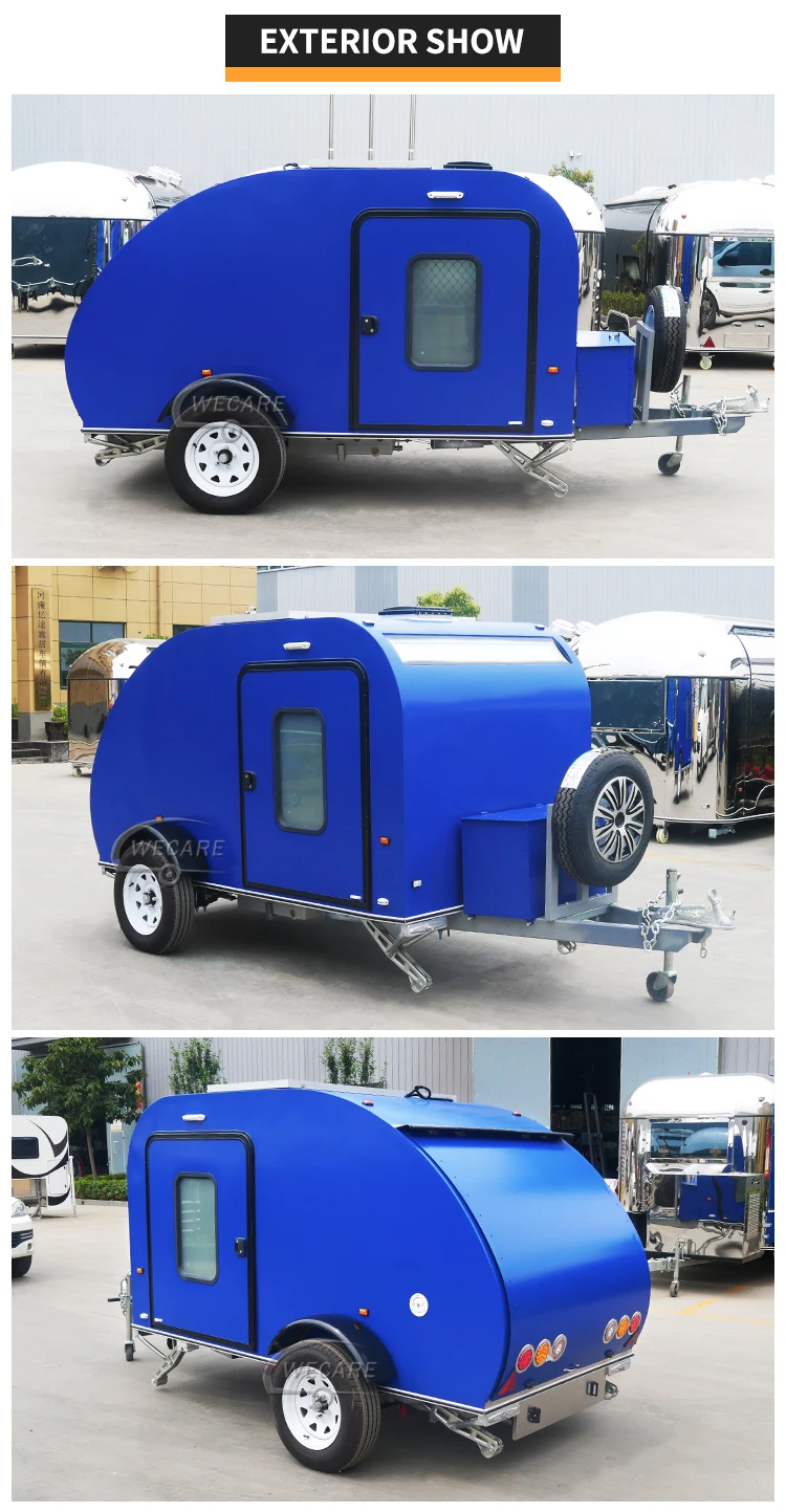 Wecare Custom Luxury Off Road Small Teardrop Camper Trailer Mini ...